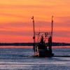 Shrimp boat on Apalachicola Bay