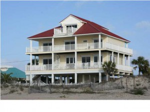 Beach Buzz, gulf front, 6 BR/5.5 BA - $1,500,000.