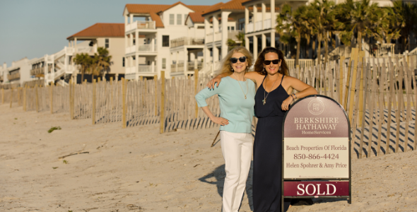 Slide sold sign